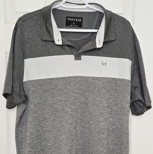 Men's Maven Gray Polo Shirt